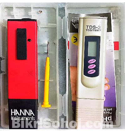 Resun Aco-001 & Amonia Test Kit Tds Ph Meter (all include)